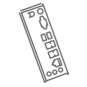 I/O 擋板與散熱片